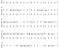 願い钢琴简谱-数字双手-三轮学