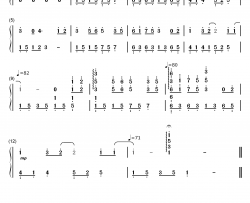 アクア星の思い出钢琴简谱-数字双手-沢田完