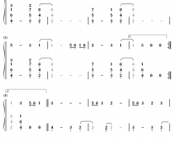 talk钢琴简谱-数字双手-khalid