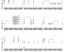 white palace钢琴简谱-数字双手-christopher larkin