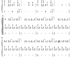 put a little love on me钢琴简谱-数字双手-niall horan