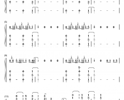 stay with me完全版钢琴简谱-数字双手-sam smith