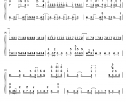 flare钢琴简谱-数字双手-void_chords lio