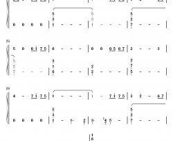 goodbye world钢琴简谱-数字双手-jang young-gyu