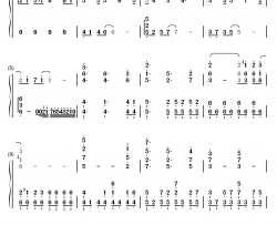 innocence钢琴简谱-数字双手-蓝井艾露