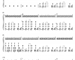 atlas钢琴简谱-数字双手-coldplay