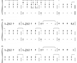 alcohol you钢琴简谱-数字双手-roxen