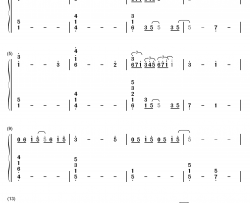 in this together钢琴简谱-数字双手-steven price ellie goulding