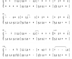 300年の静寂钢琴简谱-数字双手-v.a.