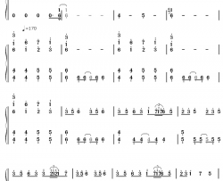 恋色マスタースパーク钢琴简谱-数字双手-东方project