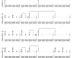 sogno di volare钢琴简谱-数字双手-christopher tin