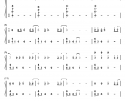 glassy sky钢琴简谱-数字双手-donna burke