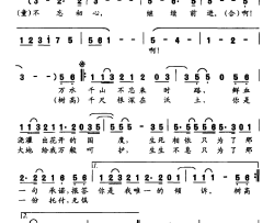 <font color='#ea0000'>不忘初心简谱-韩磊谭维维演唱-沉舟侧畔过曲谱</font>