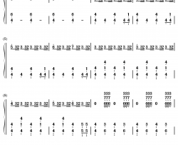 relinquish钢琴简谱-数字双手-kevin penkin