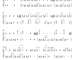 memoria钢琴简谱-数字双手-蓝井エイル 蓝井艾露