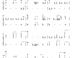 all of me钢琴简谱-数字双手-jon schmidt