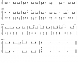 狐言钢琴简谱-数字双手-河图 洛天依