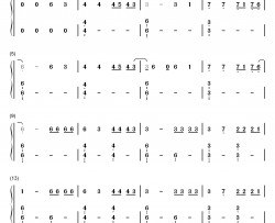 lullaby钢琴简谱-数字双手-r3hab mike williams