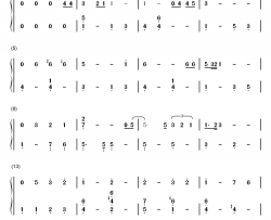 bridge over troubled water钢琴简谱-数字双手-simon & garfunkel