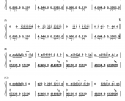 grade 8钢琴简谱-数字双手-ed sheeran