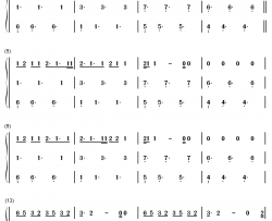 dont break me钢琴简谱-数字双手-montaigne