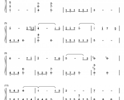 響けユーフォニアム钢琴简谱-数字双手-松田彬人