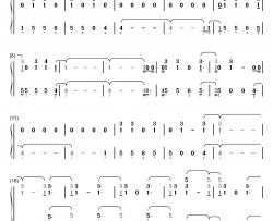 new year's day钢琴简谱-数字双手-taylor swift