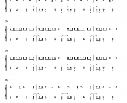 bad decisions钢琴简谱-数字双手-ariana grande