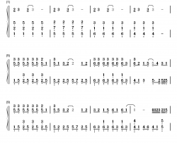 追梦赤子心钢琴简谱-数字双手-gala