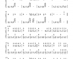 光明和希望钢琴简谱-数字双手-有泽孝纪