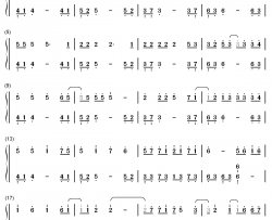 masayume chasing钢琴简谱-数字双手-boa(宝儿）