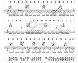 《南方姑娘》吉他谱 c调果木浪子吉他弹唱教学曲谱