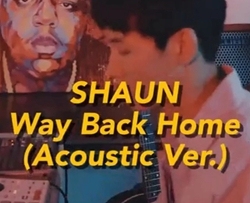 way back home简谱 shaun 如此细腻的声音，一开口就跪了