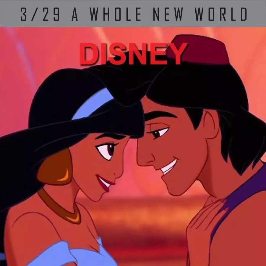 a whole new world（我们的新世界）简谱  nick lachey /jessica simpson  迪斯尼动画电影阿拉丁的主题曲5